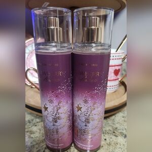 NWT Bath and Body Works "STRAWBERRY SNOWFLAKES" Fragrance Bundle of 2